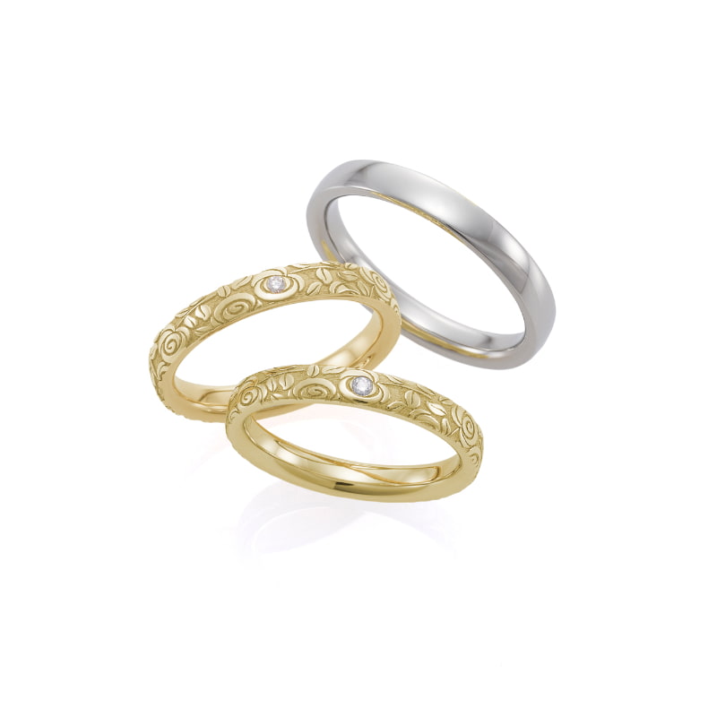 BRIDAL,Flora,Wedding Ring